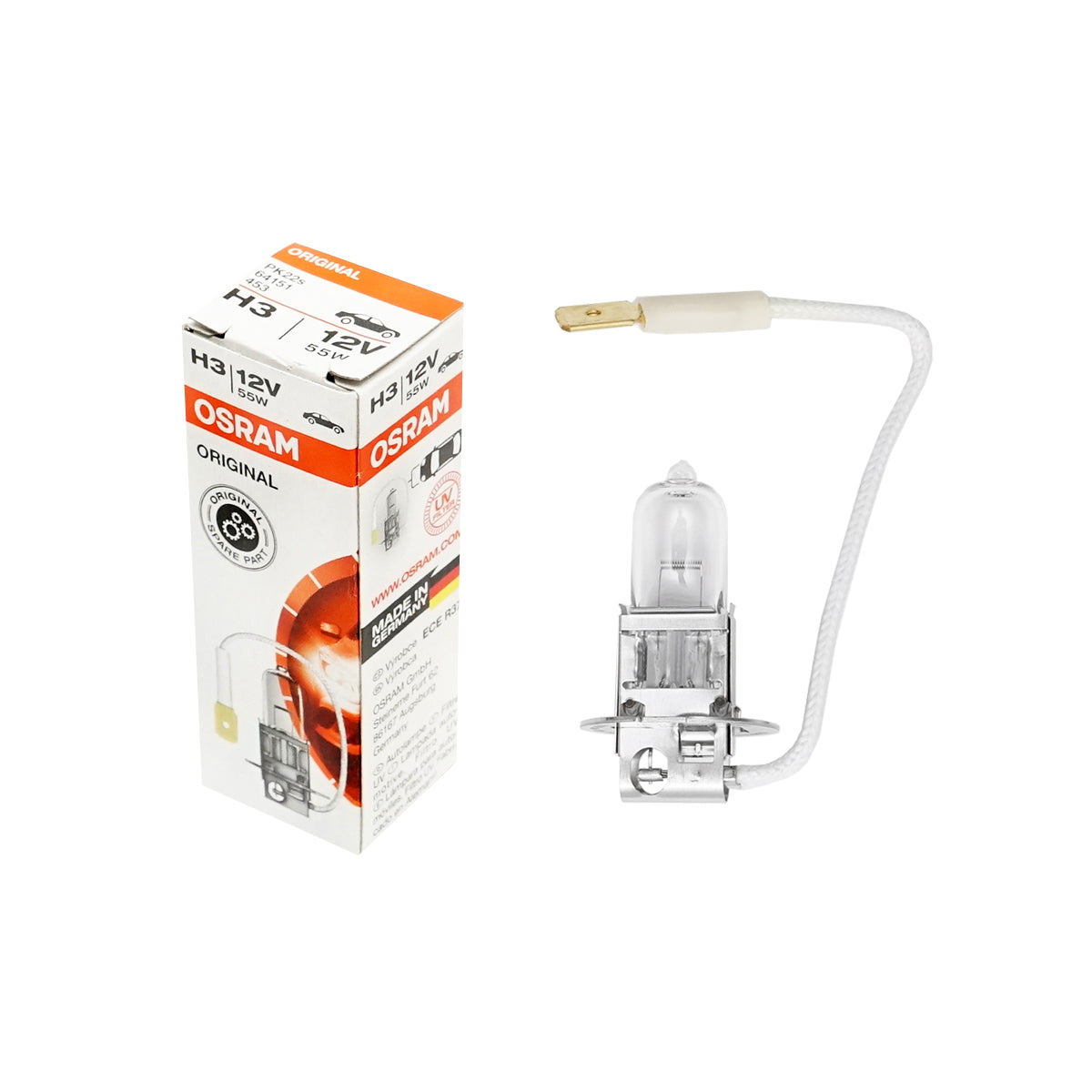 Halogen bulb H3 12V/55W PK22S Osram